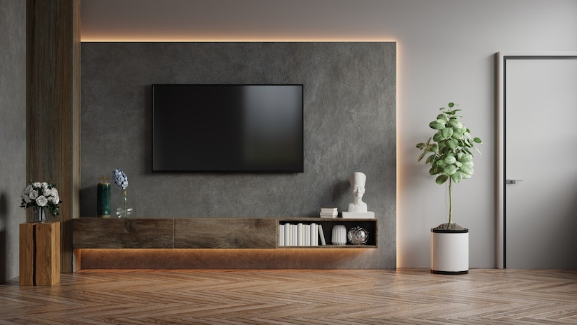 TV montata a parete