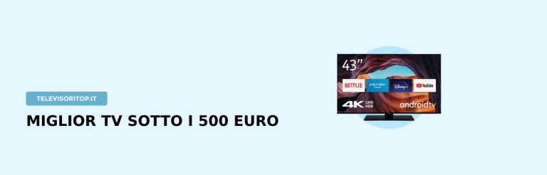Miglior TV Sotto I 500 Euro