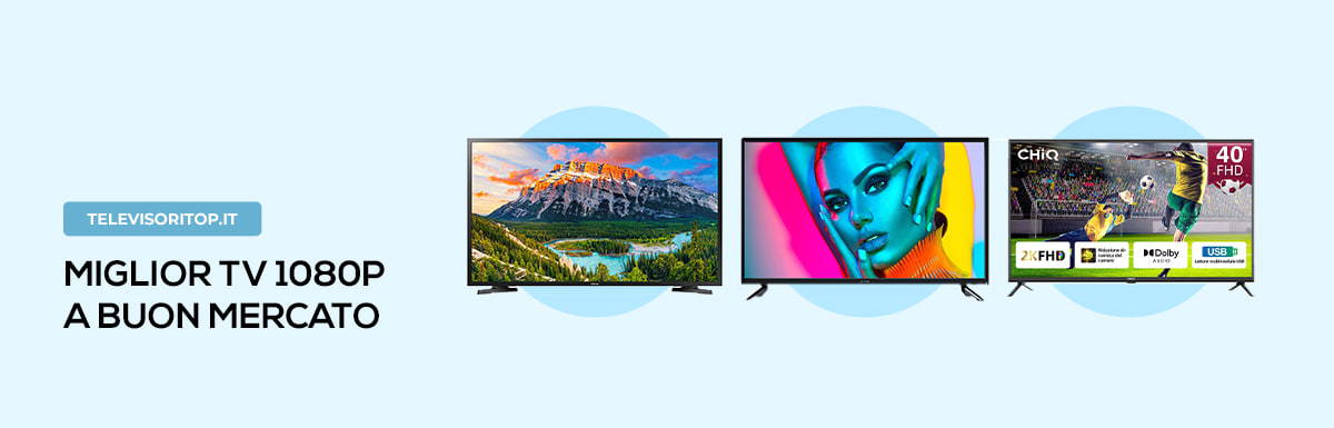 7 Miglior TV 1080p a Buon Mercato del 2022 [Design Portatile]